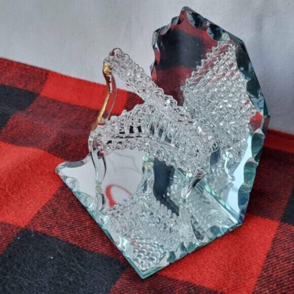 Vintage Spun Glass Mini Grand Piano Art Piece - Picture 7 of 10